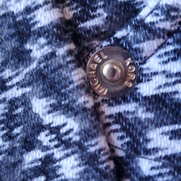 Michael Kors blk & WHT speckled leggings. NWT Size med - Picture 8 of 16